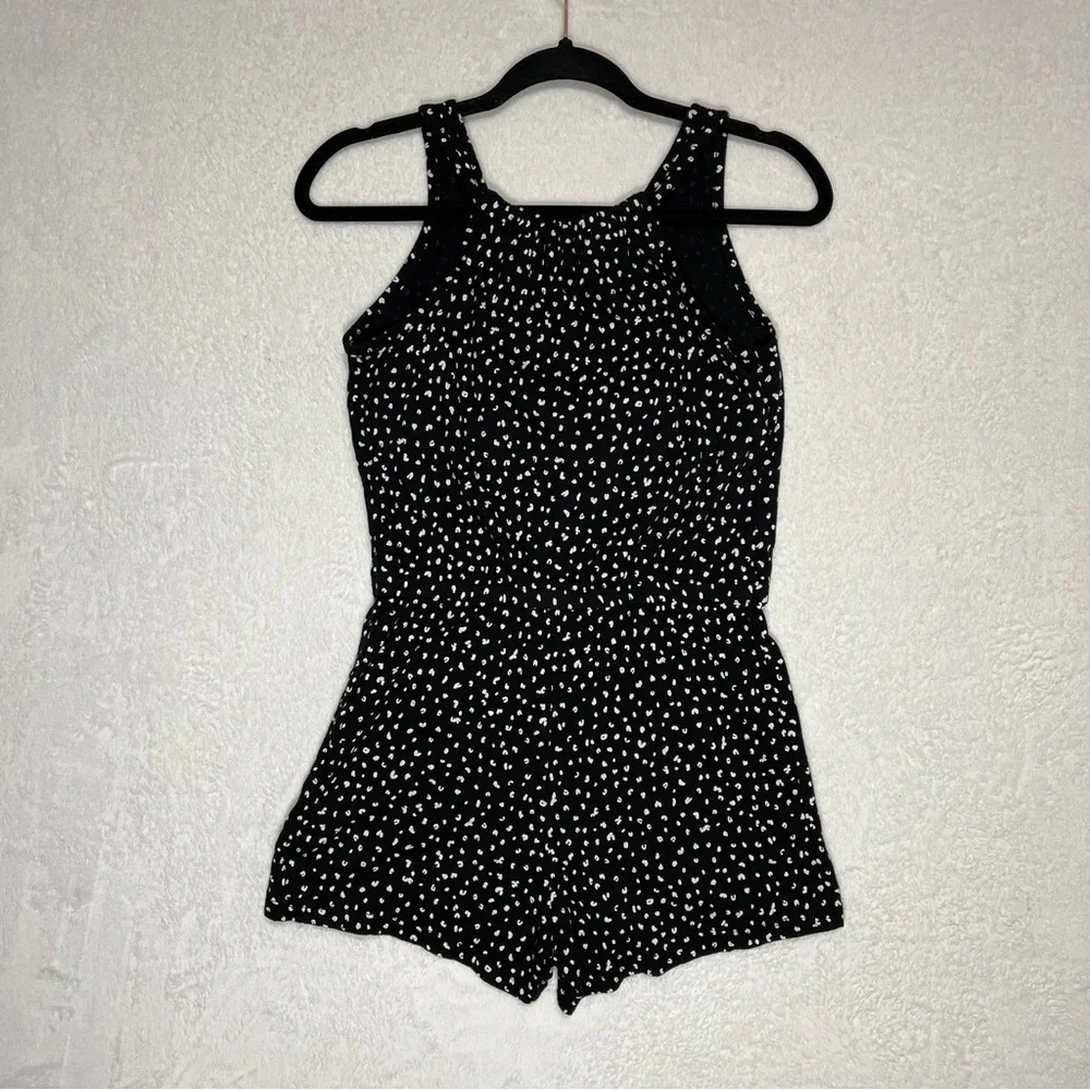 OLD NAVY Girls Size 14 Bundle – Romper, 2 Denim Bermuda Shorts & Black Leggings
